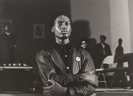Pirkle Jones, ‘Black Panther guard, Marin City’, 1968