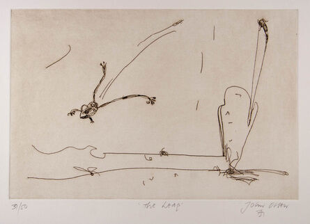 John Olsen (b.1928), ‘The Leap’, 1975