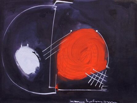 Hans Hofmann, ‘Untitled (Red, black, white)’, 1946