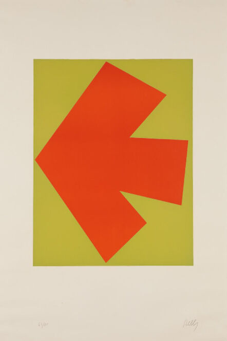 Ellsworth Kelly, ‘Orange over Green (Orange sur Vert), from the Suite of Twenty-Seven Color Lithographs’, 1964-1965