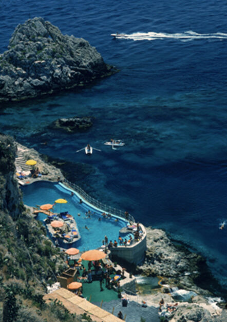 Slim Aarons, ‘Hotel Taormina Pool, Sicily’, 1975