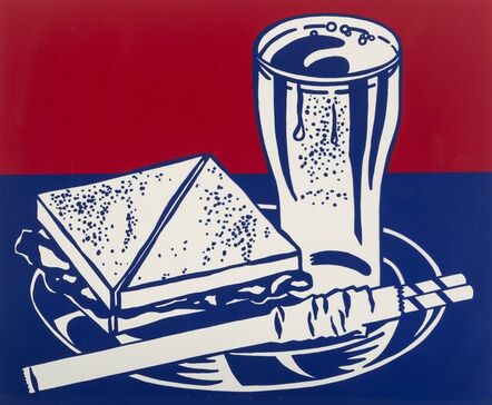 Roy Lichtenstein, ‘Sandwich and Soda, from Ten Works by Ten Painters’, 1964