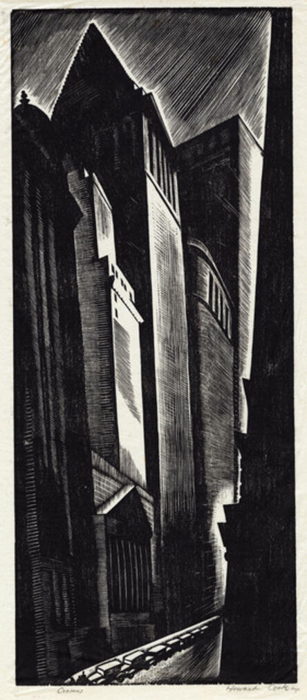 Howard N. Cook, ‘Canyons, New York.’, 1928