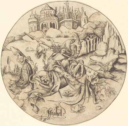 Israhel van Meckenem, ‘Saint George and the Dragon’, ca. 1465/1470