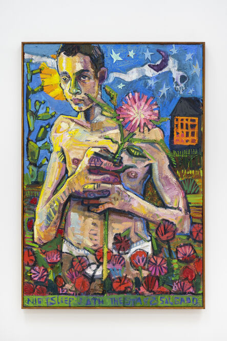 Andrew Salgado, ‘A Chrysanthemum for Derek Jarman’, 2022