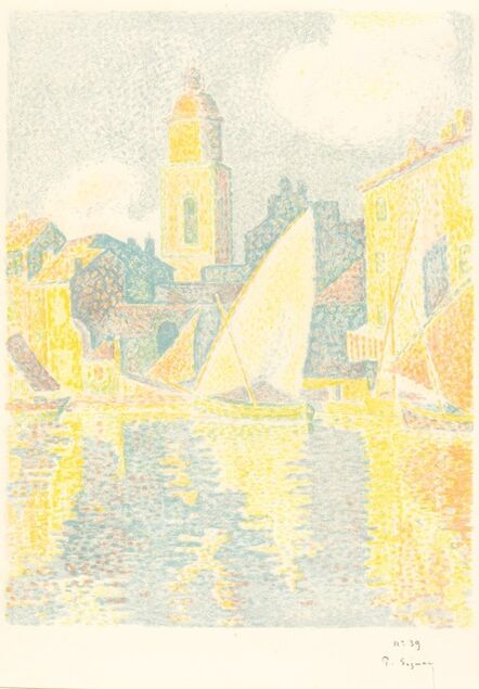 Paul Signac, ‘St. Tropez: The Port (Saint-Tropez: Le port)’, 1897/1898