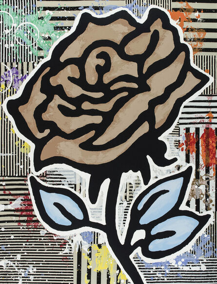 Donald Baechler, ‘Brown Rose’, 2016
