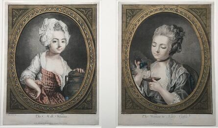 Louis-Marin Bonnet, ‘The Milk Woman & The Woman Ta King Coffee’, 1754