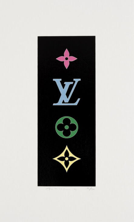 Takashi Murakami, ‘SUPERFLAT Colorful Monogram (Black)’, 2003