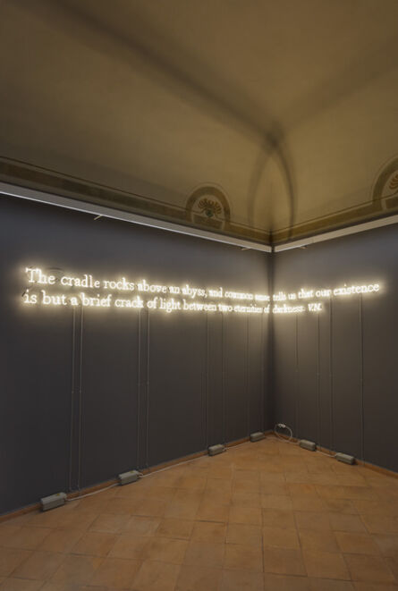 Joseph Kosuth, ‘‘A Brief Crack of Light (V.N.)’’, 2021