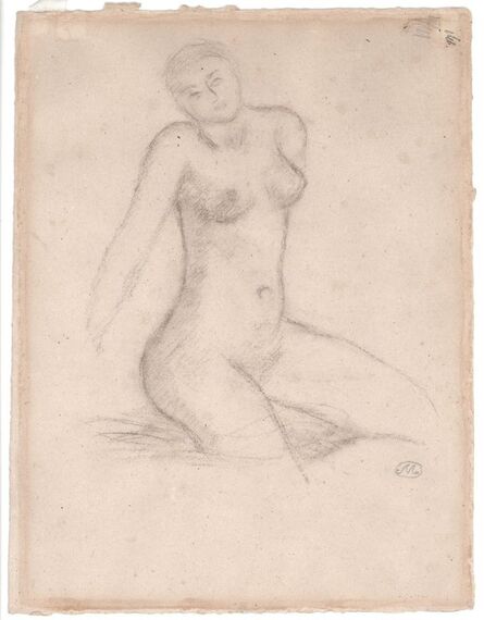 Aristide Maillol, ‘Nu assise’, not dated