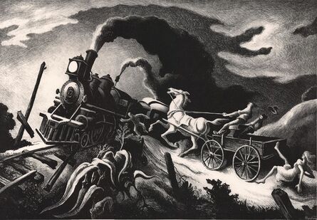Thomas Hart Benton, ‘Wreck of the Old 97.’, 1944