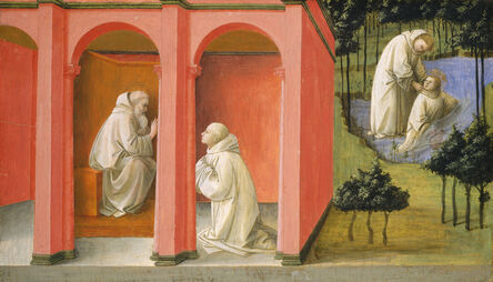 Fra Filippo Lippi, ‘Saint Benedict Orders Saint Maurus to the Rescue of Saint Placidus’, ca. 1445/1450