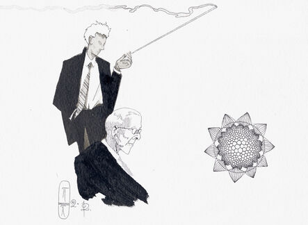 Pavel Pepperstein, ‘A Traitor to Hell (Illustration for the book The Secret of our Time)’, 2012
