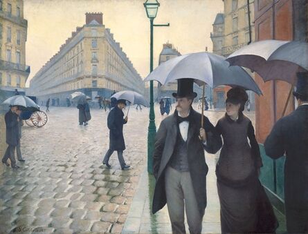 Gustave Caillebotte, ‘Paris Street; Rainy Day’, 1876-1877
