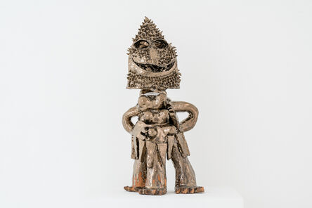 Ramesh Mario Nithiyendran, ‘Gold Figure with Spiky Head’, 2018