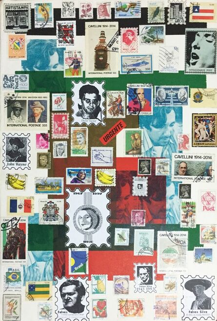 Falves Silva, ‘Artist's stamps VII, from the series 'Postal Art'’, 1998