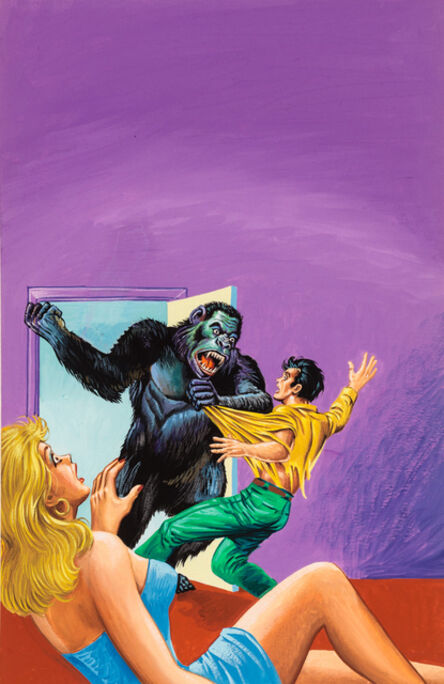 ‘Untitled (Gorilla attacking man as horrified woman watches)’, c. 1960-74