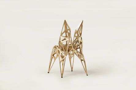 Zhoujie Zhang, ‘Brass Chair (Endless Form Chair Series)’, 2018