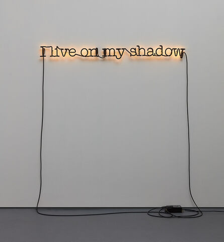 Glenn Ligon, ‘Untitled (I Live on My Shadow)’