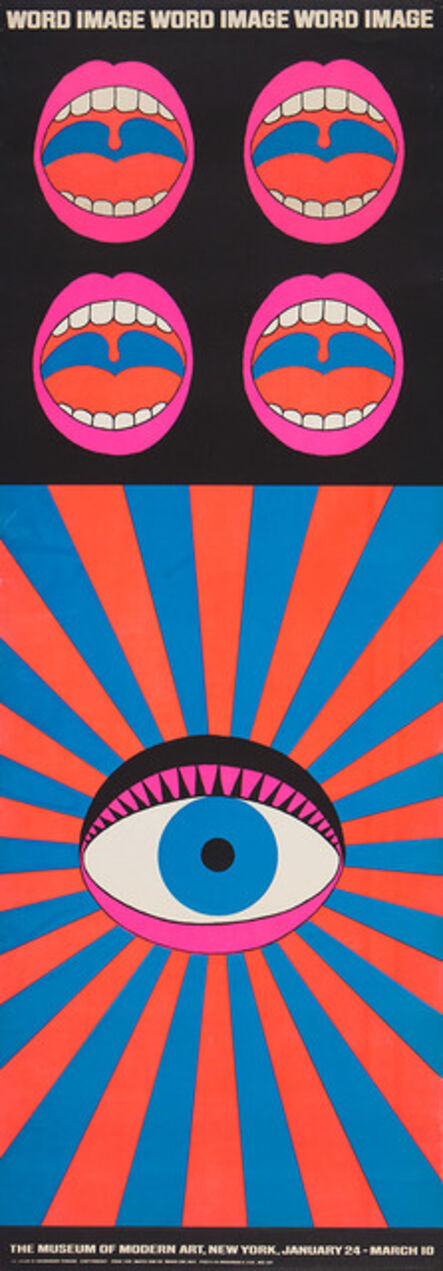 Tadanori Yokoo, ‘Word and Image Poster’, 1968