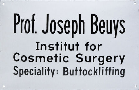 Joseph Beuys, ‘Institut for Cosmetic Surgery’, 1974