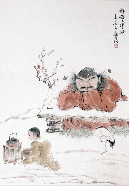 Shi Rongqiang, ‘Zong Kui and Plum Blossom’, 2006