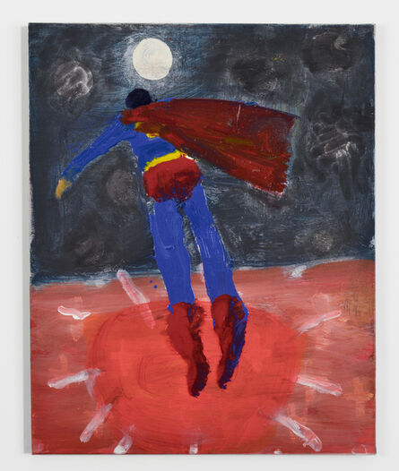 Katherine Bradford, ‘Superman to Moon’, 2015