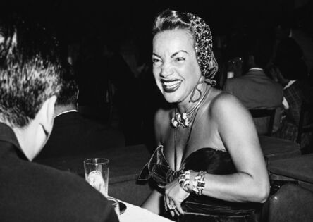 Murray Garrett, ‘Carmen Miranda, Filled with Enthusiasm, as She Attends a Big Time Party at the Bel Aire Hotel’, ca. 1955