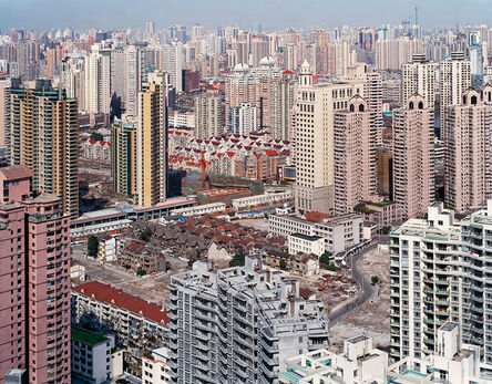 Edward Burtynsky, ‘Urban Renewal no 5. Overview From Top Of Military Hospital Shanghai, China’, 2004