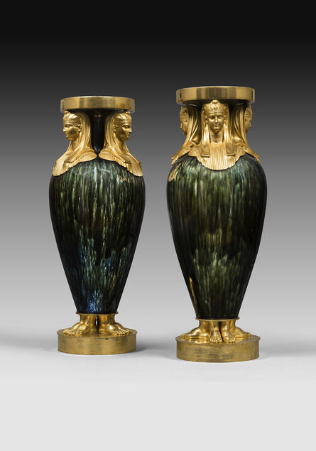 Dihl et Guerhard, ‘Pair of vases’, ca. 1798-1810