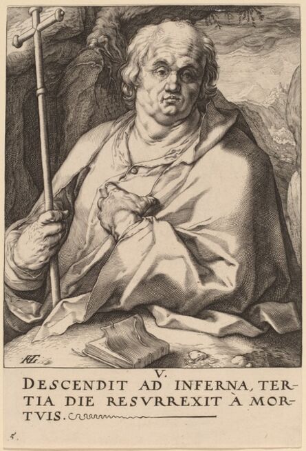 Hendrik Goltzius, ‘Saint Philip’, probably 1589