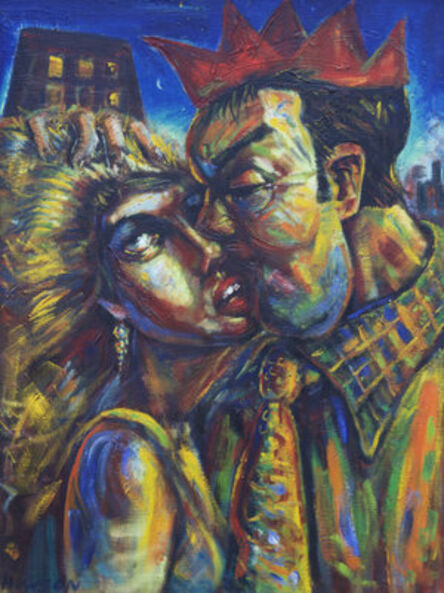 Peter Howson, ‘The Kiss’, ca. 1984