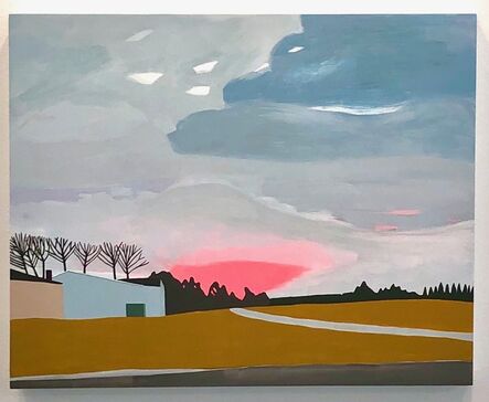 Carly Haffner, ‘Red Sky Bridgehampton’, 2020