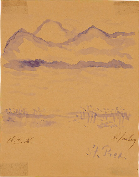 Alexej von Jawlensky, ‘Saint Prex am Genfersee (St Prex on Lake Geneva)’, 1926