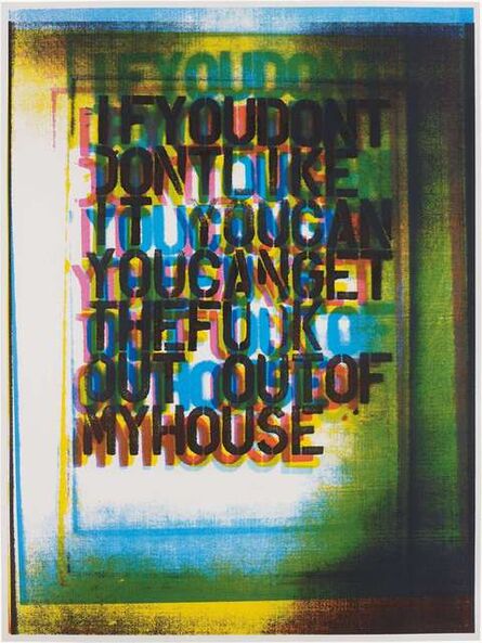 Christopher Wool, ‘My House III’, 2000