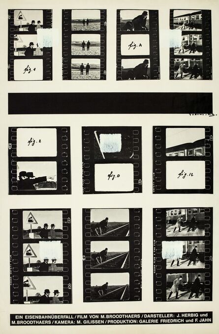 Niele Toroni, ‘Empreintes de pinceau n°50 répétées à intervalles réguliers de 30 cm, Hommage à Marcel’, 1986