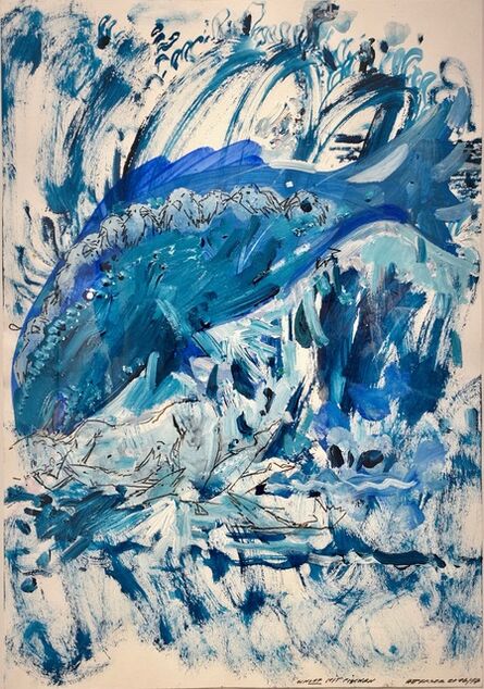 Christian Ludwig Attersee, ‘Schlaf mit Fischen’, 2016/17
