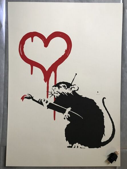 Banksy, ‘Love rat ’, 2004