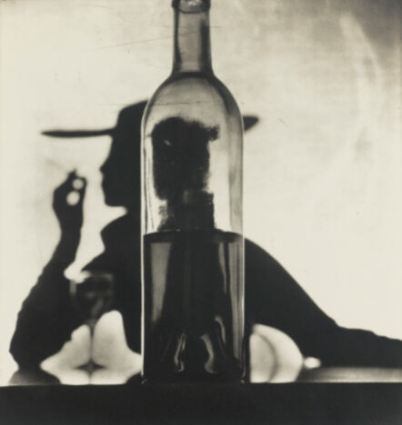 Irving Penn, ‘Girl Behind Bottle, New York’, 1949