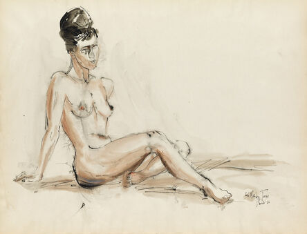 Lois Mailou Jones, ‘Untitled (Reclining Nude).’, 1966