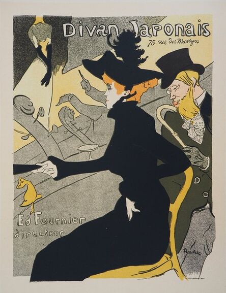 Henri de Toulouse-Lautrec, ‘Divan Japonais - Signed lithograph, 1895’, 1895