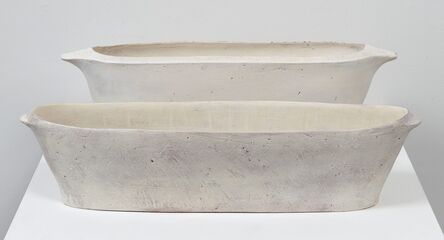 Maggie Finlayson, ‘Oval Trough and Oval Trough with Rim’, 2016