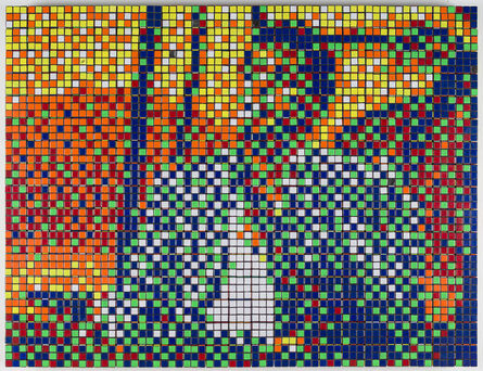 Invader, ‘Rubik Scarface Palms’, 2007