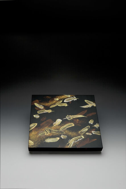 Yoshio Okada, ‘"Feathers" Maki-e Lacquer Box (T-3532)’, 2008
