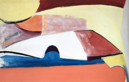 Louis Ribak, ‘Blue Peach Abstract’, 1960-1969