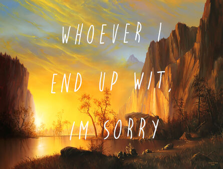 Shawn Huckins, ‘Sunset In The Rockies: Whoever I End Up With, I’m Sorry’, 2021
