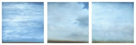 Carole Pierce, ‘Spring Clouds-Triptych’, 2014