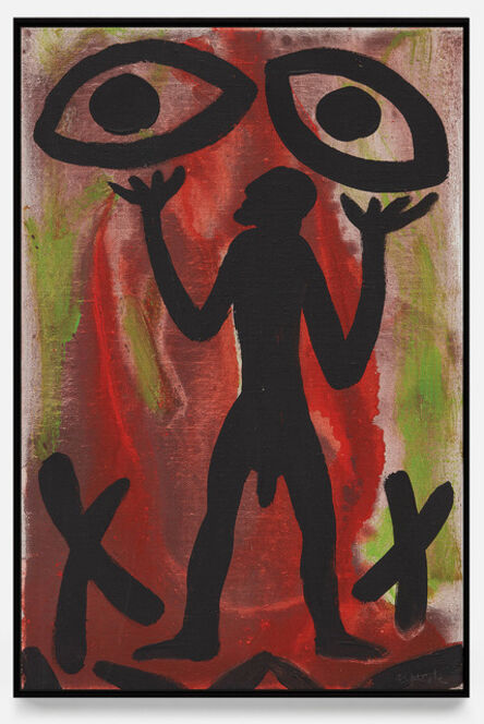 A.R. Penck, ‘Feuer, Augen, Mann’, 1997