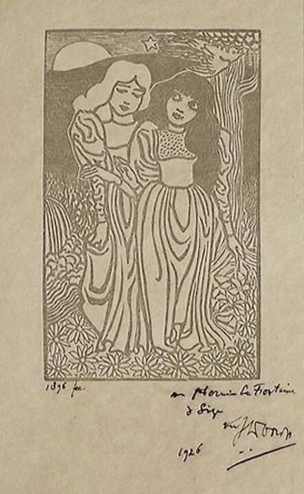 Jan Toorop, ‘Fairy Tale’, 1895